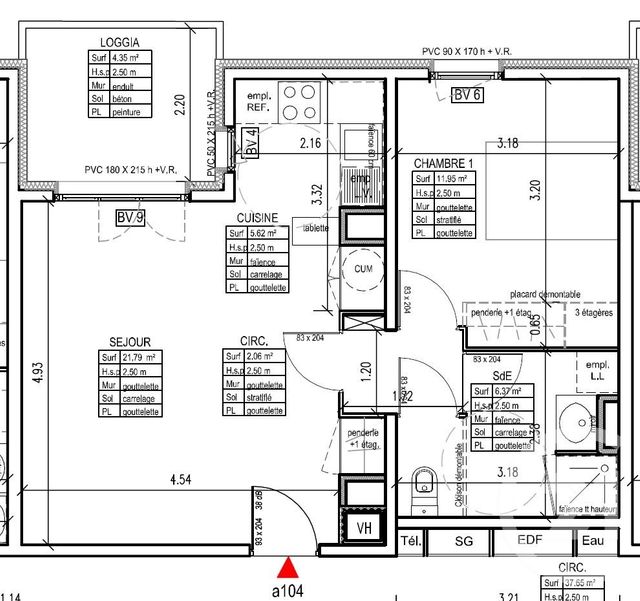 Appartement T2 &agrave; vendre - 2 pi&egrave;ces - 47,75 m2 - Bruges - 33 - AQUITAINE