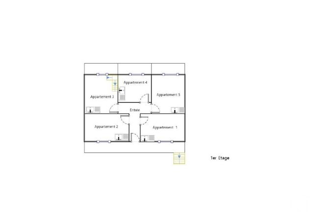 Appartement &agrave; vendre - 5 pi&egrave;ces - 59,09 m2 - Begles - 33 - AQUITAINE